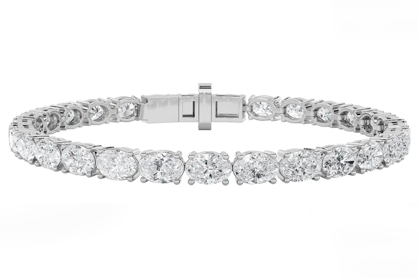 Everyday Classic Oval Tennis Bracelet - 5 carats total