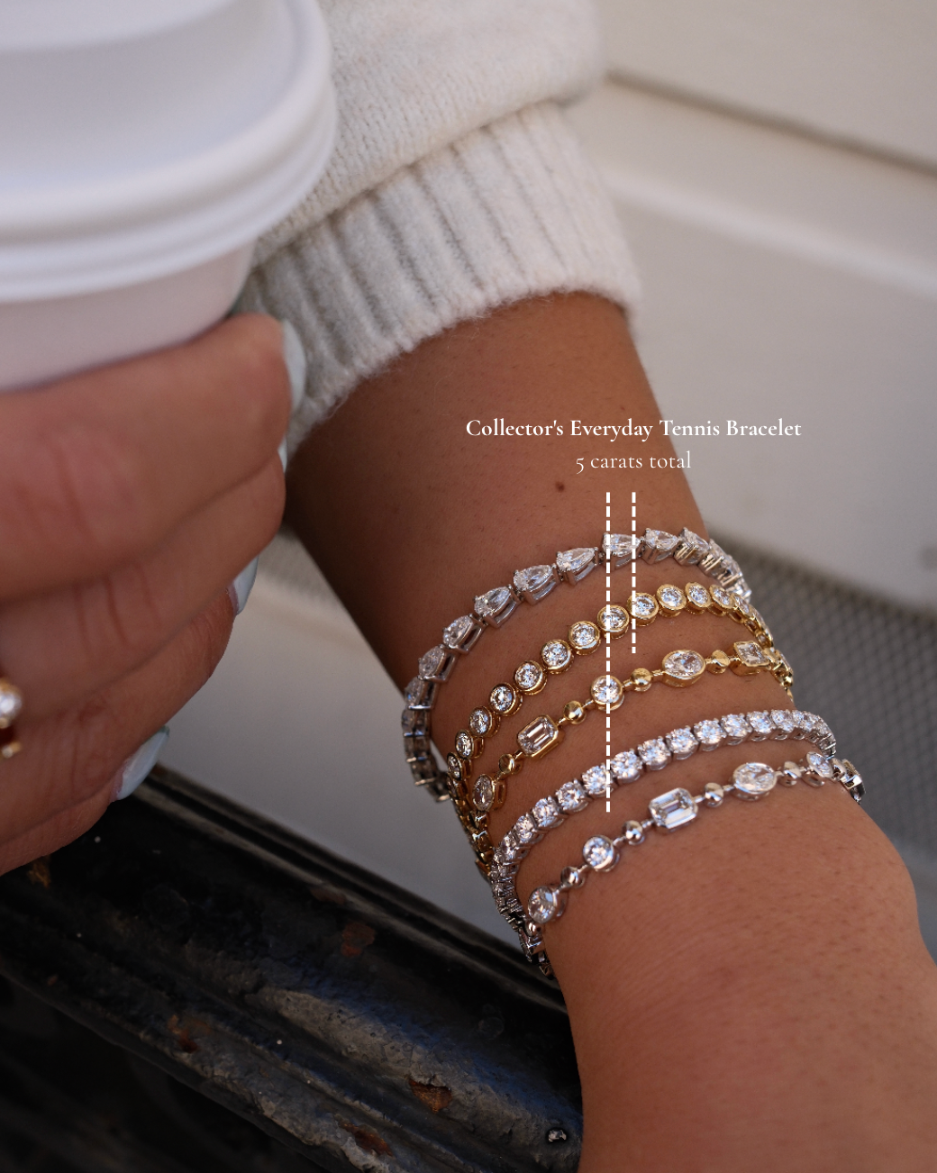Collector's Everyday Tennis Bracelet - 5 carats total