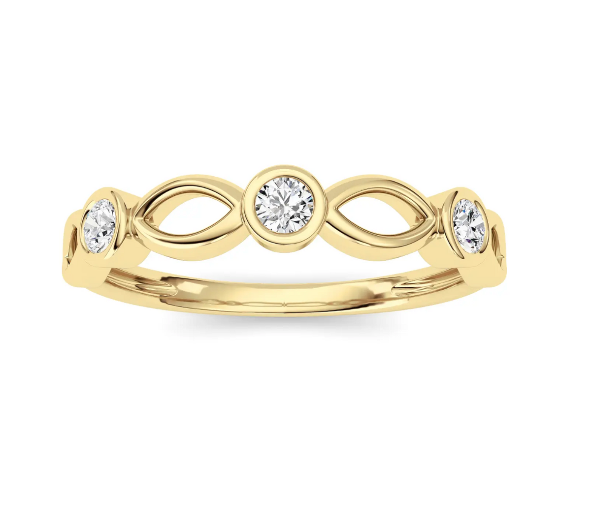 LW Stackable Round Weave Ring