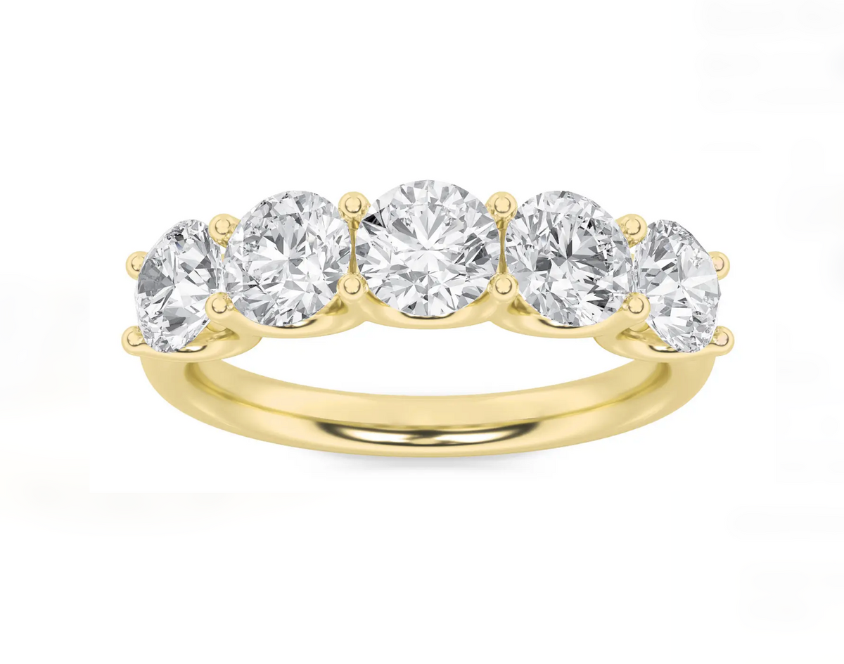 LW Round Semi-Eternity Ring