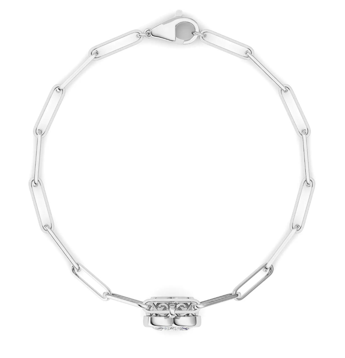 Heart Paperclip Bracelet