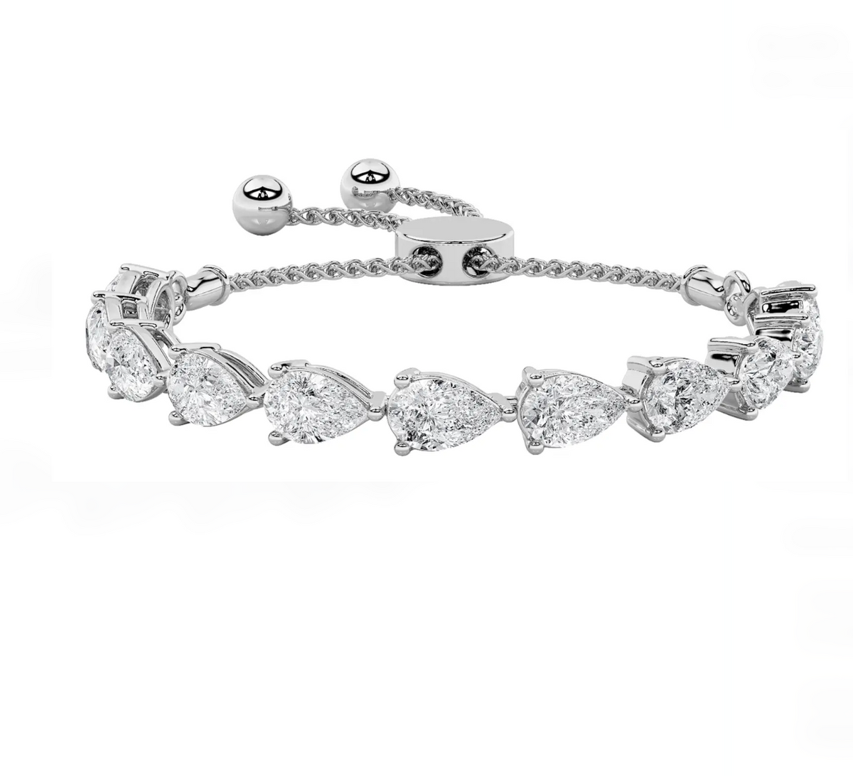 Pear Adjustable Bracelet