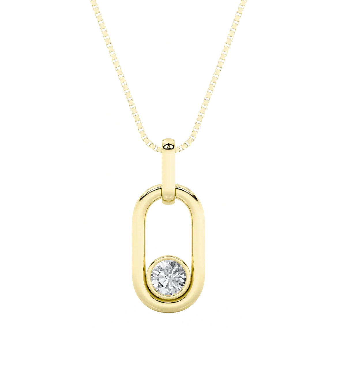 Round Link Necklace
