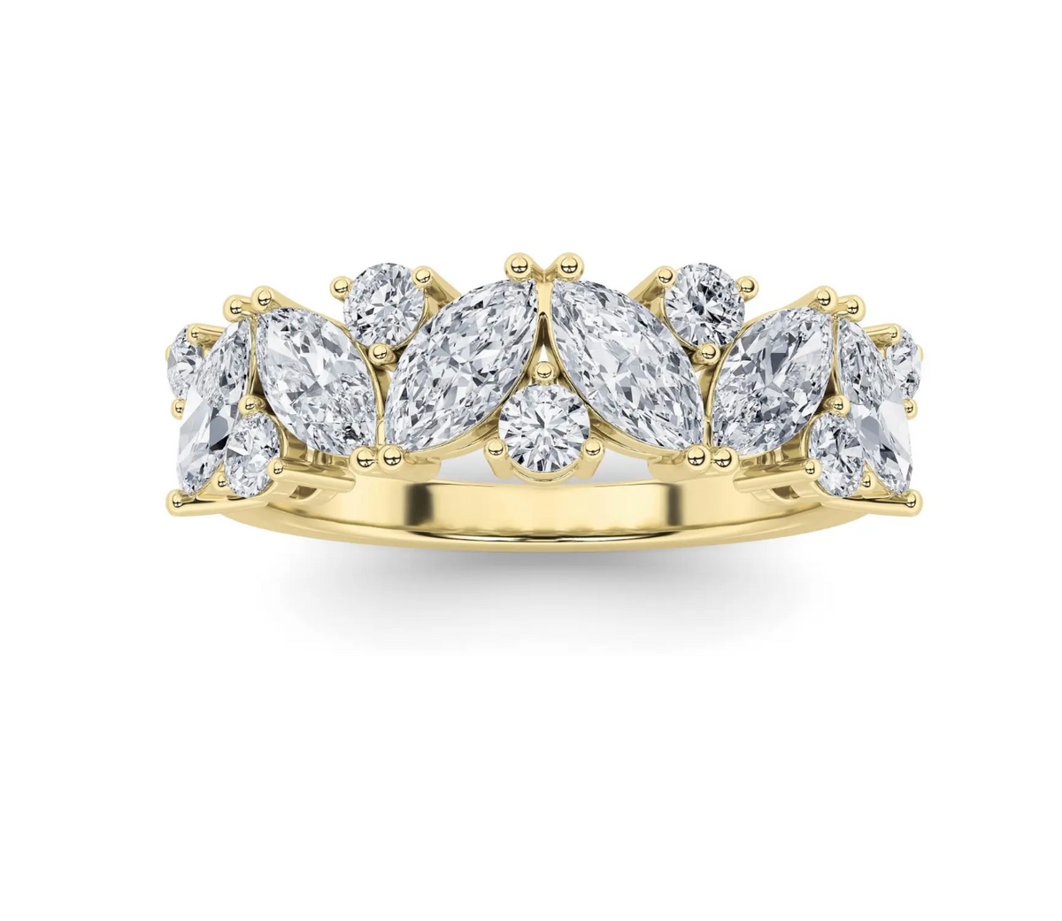 Marquise Crown Ring