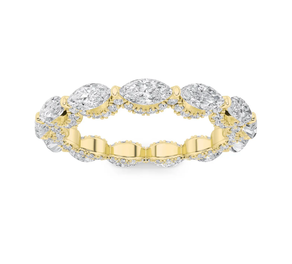 Stackable Eternity Marquise Ring