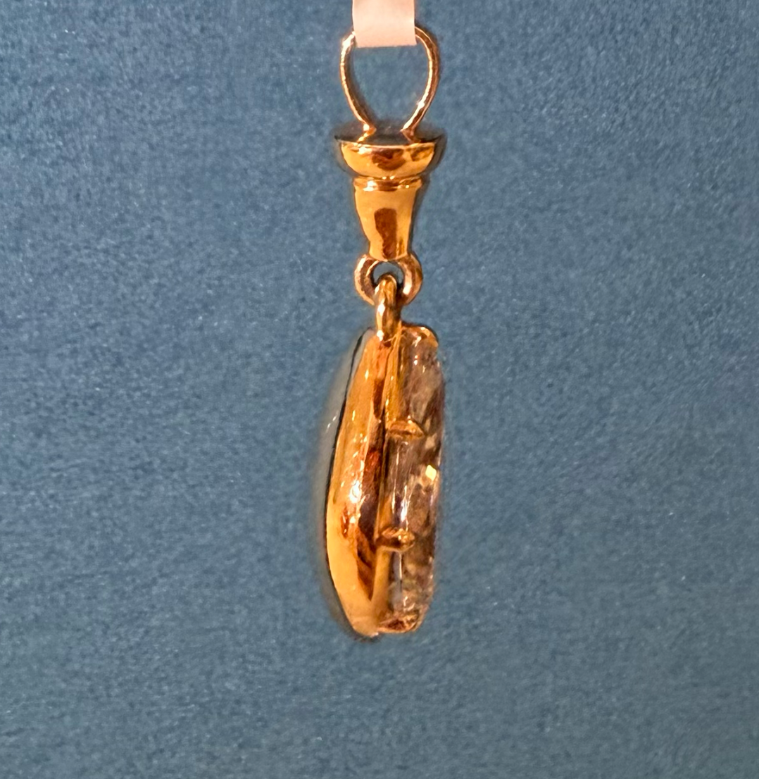 Georgian Diamond Pendant - Pear