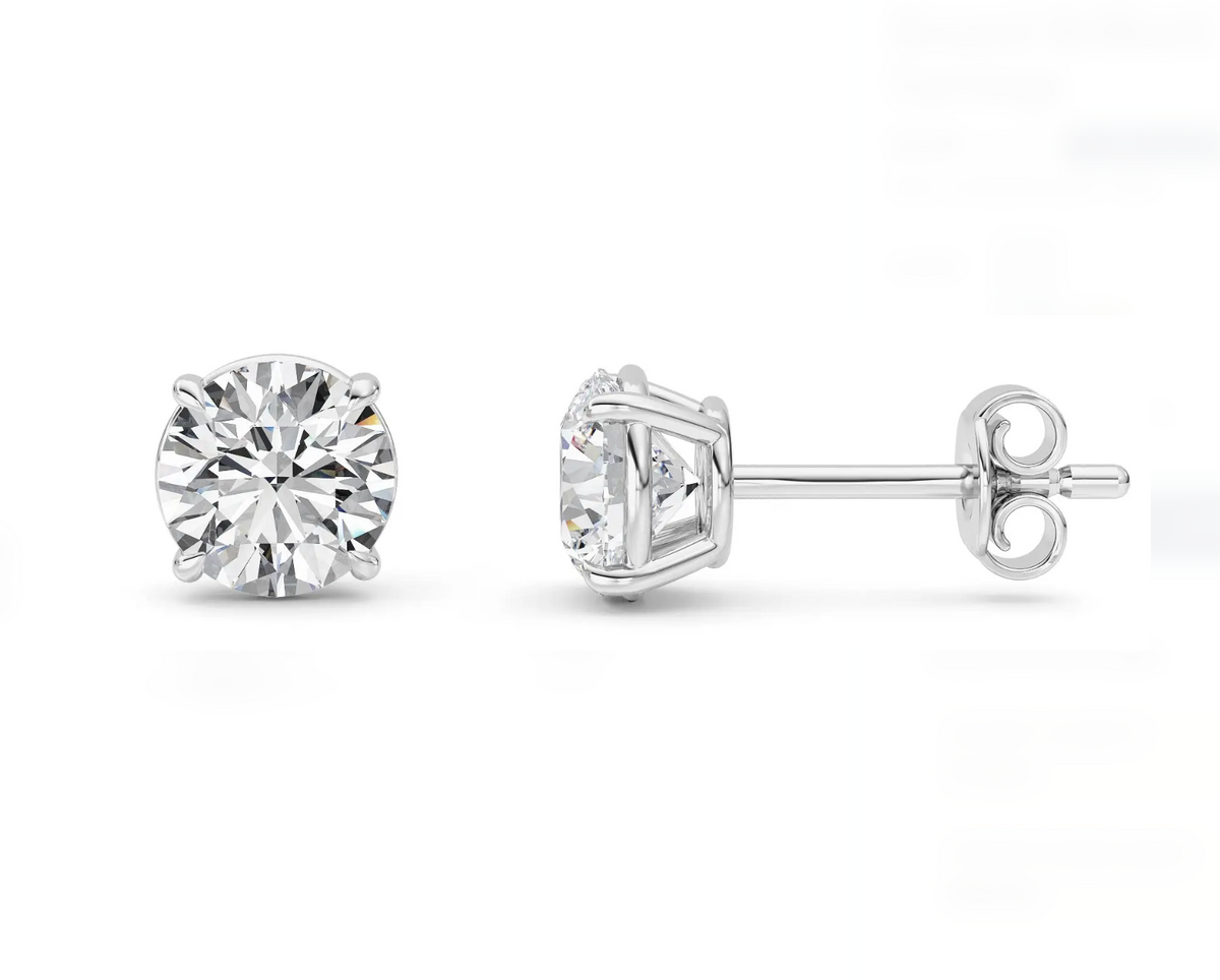 Vermeil Classic Round Earrings