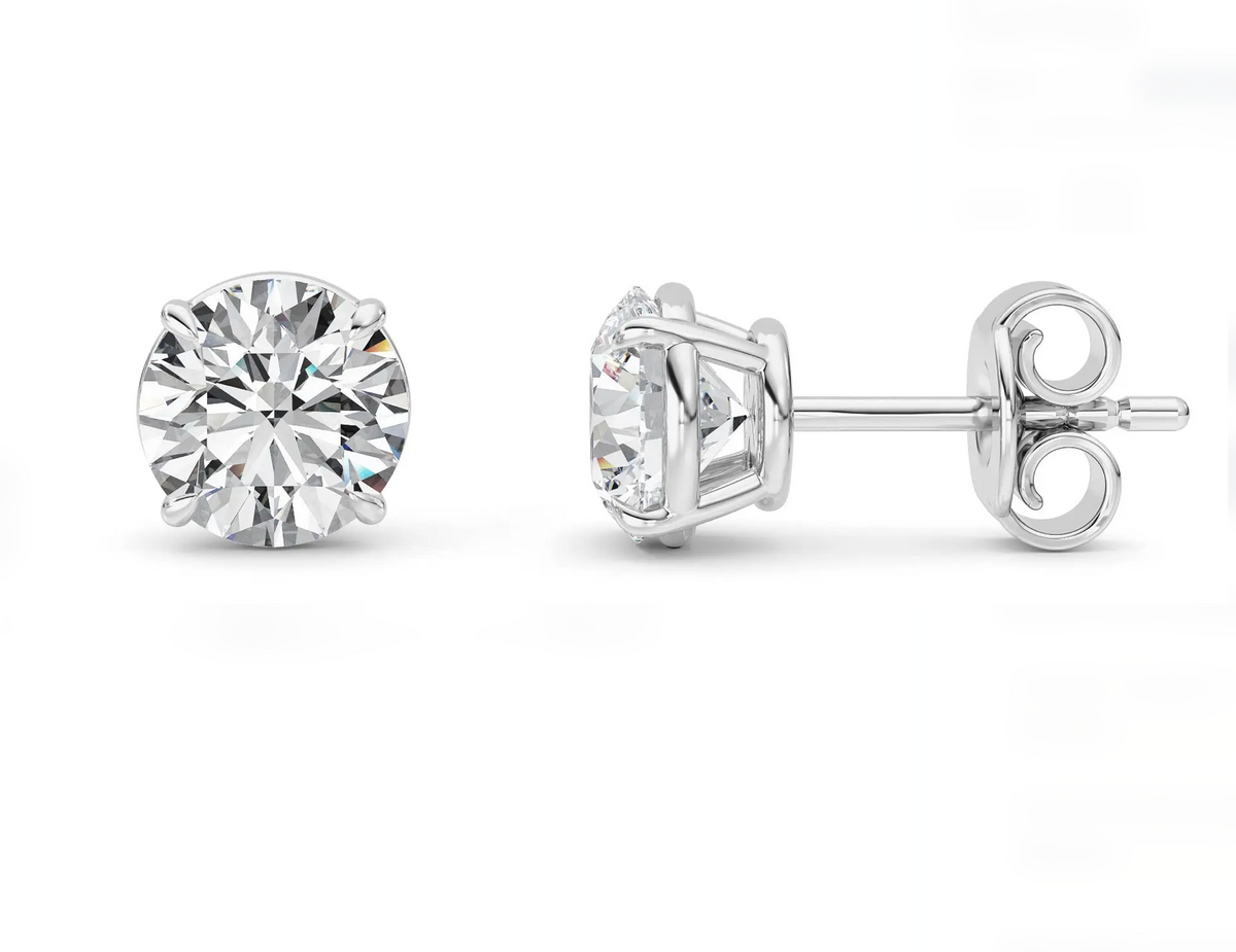 Vermeil Classic Round Earrings