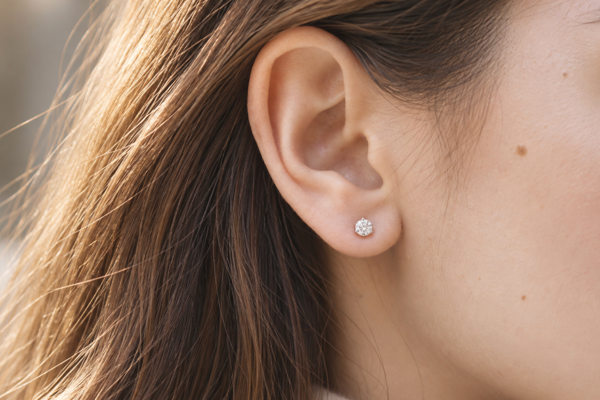 Classic Round Studs - 0.5 total carat