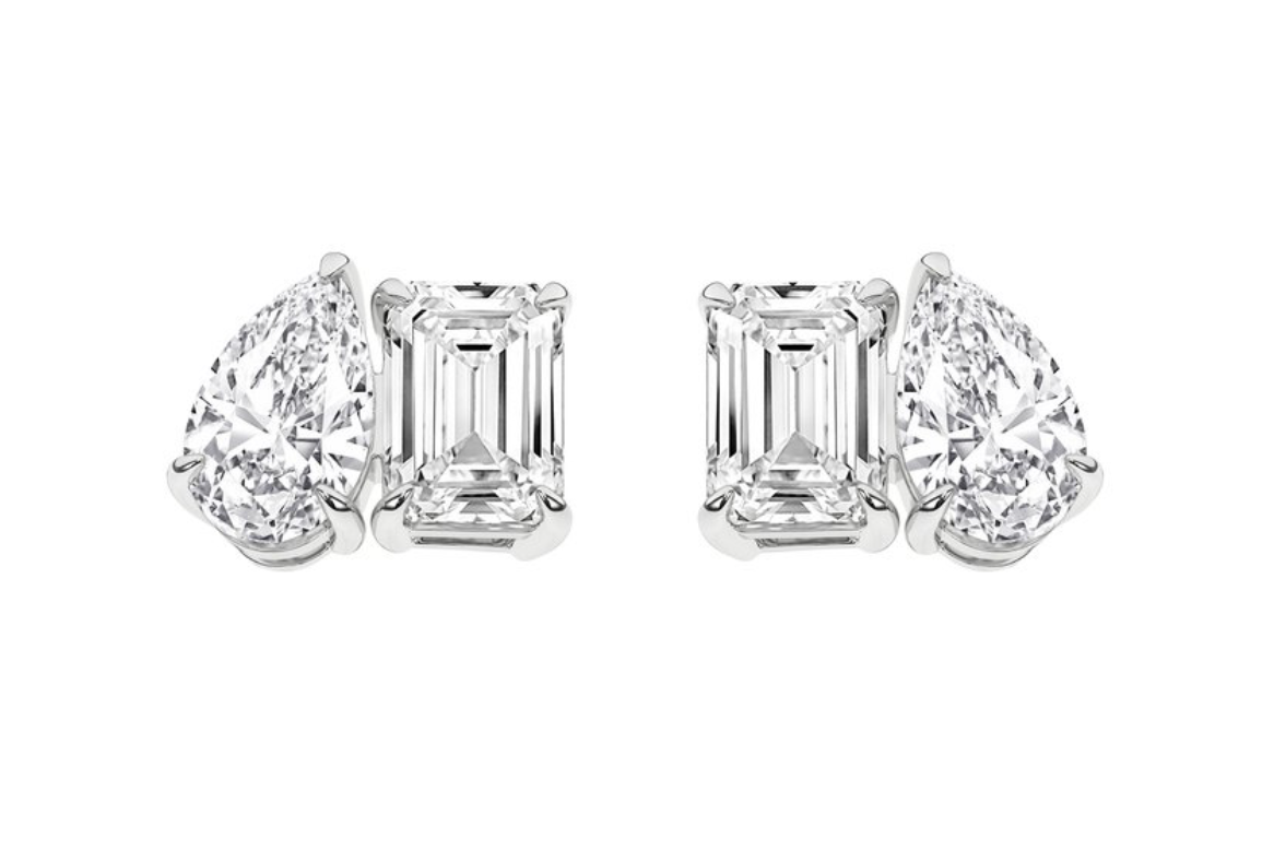 Toi Et Moi Earrings - 2 carat total