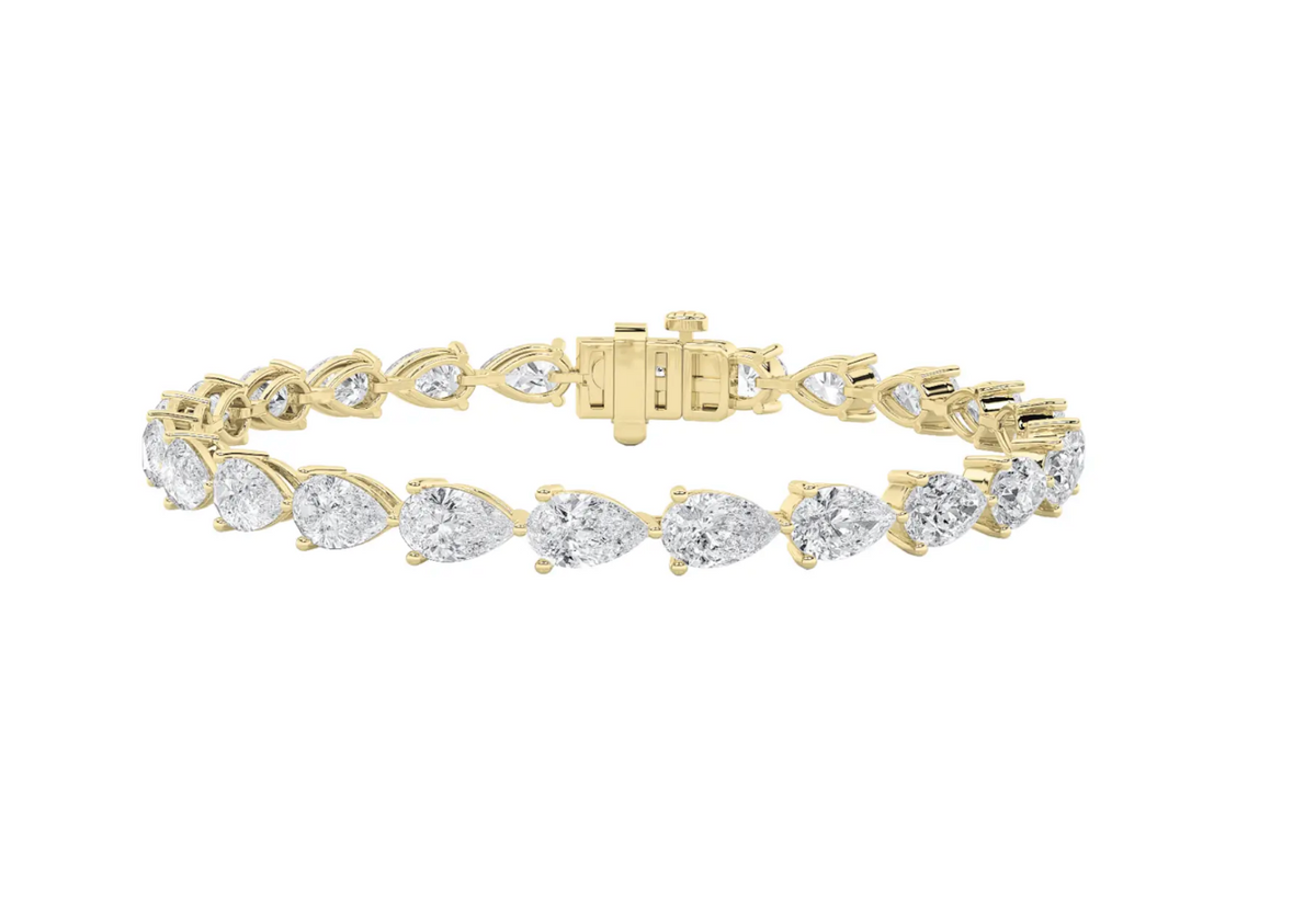 Pear Tennis Bracelet - 6 Carats Total