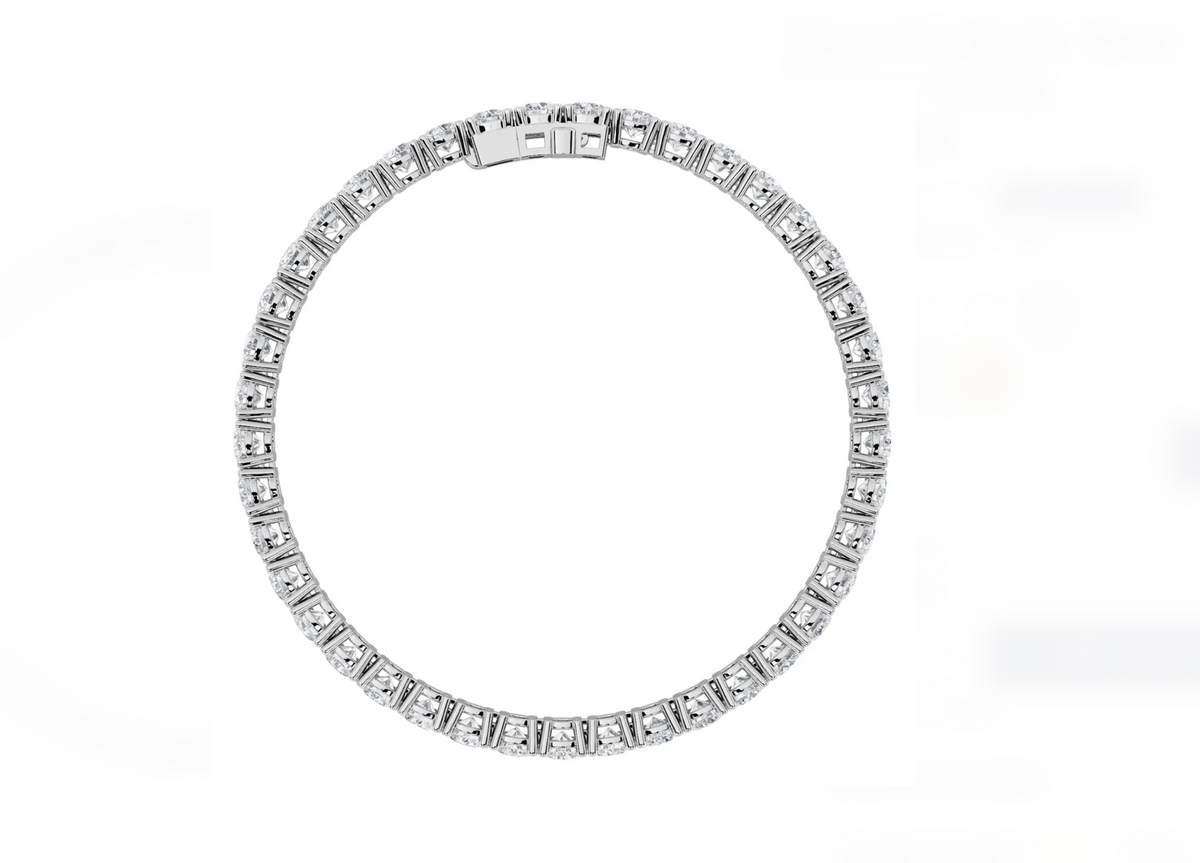 Everyday Classic Round Tennis Bracelet - 7 carats total
