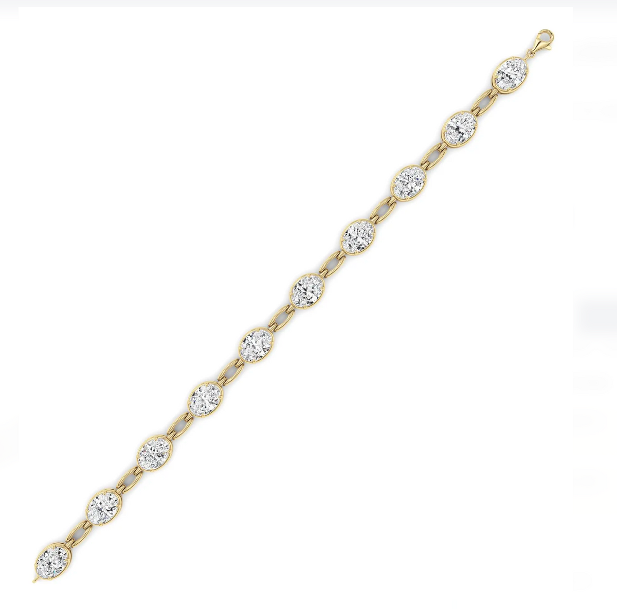Diamond Link Bracelet - 10 carats total