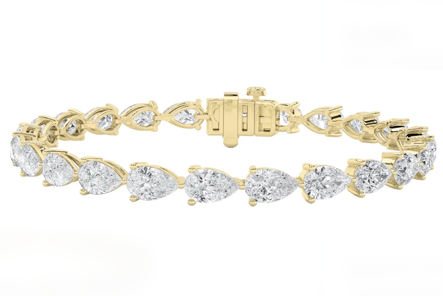 Everyday Classic Pear Tennis Bracelet - 7 carats total