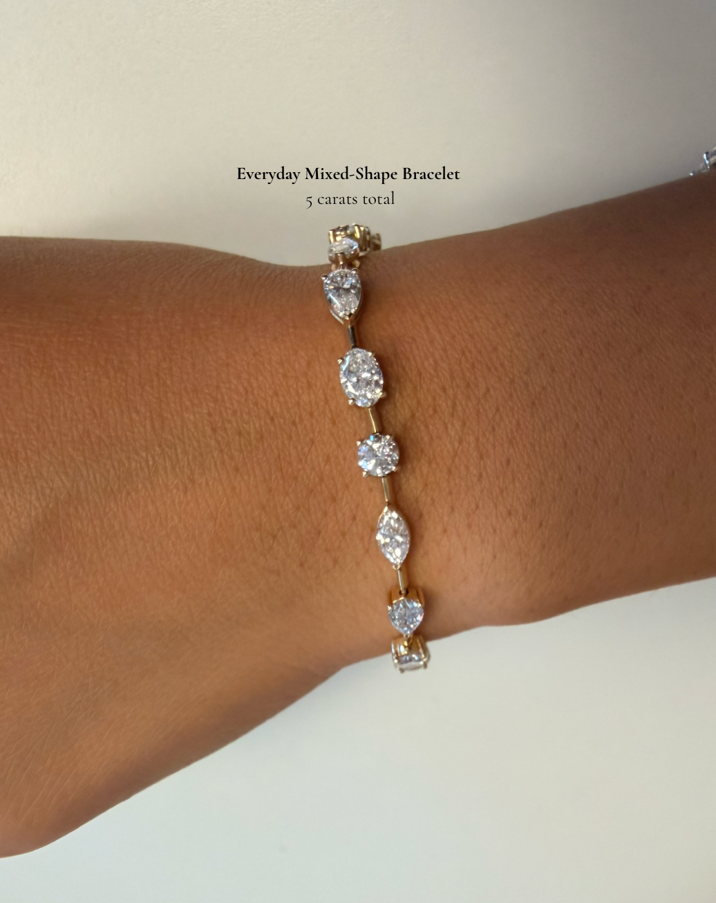 Everyday Mixed-Shape Bracelet - 5 carats total