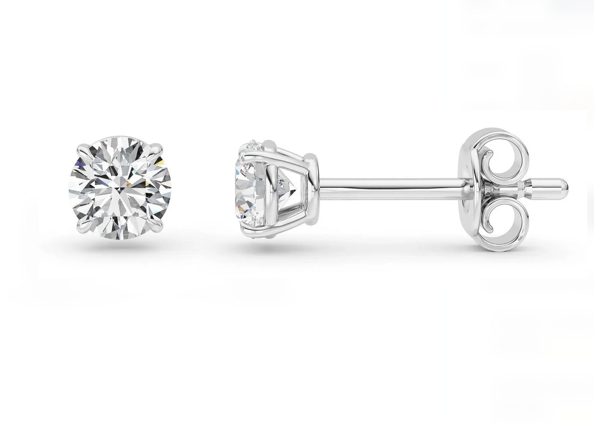 Vermeil Classic Round Earrings