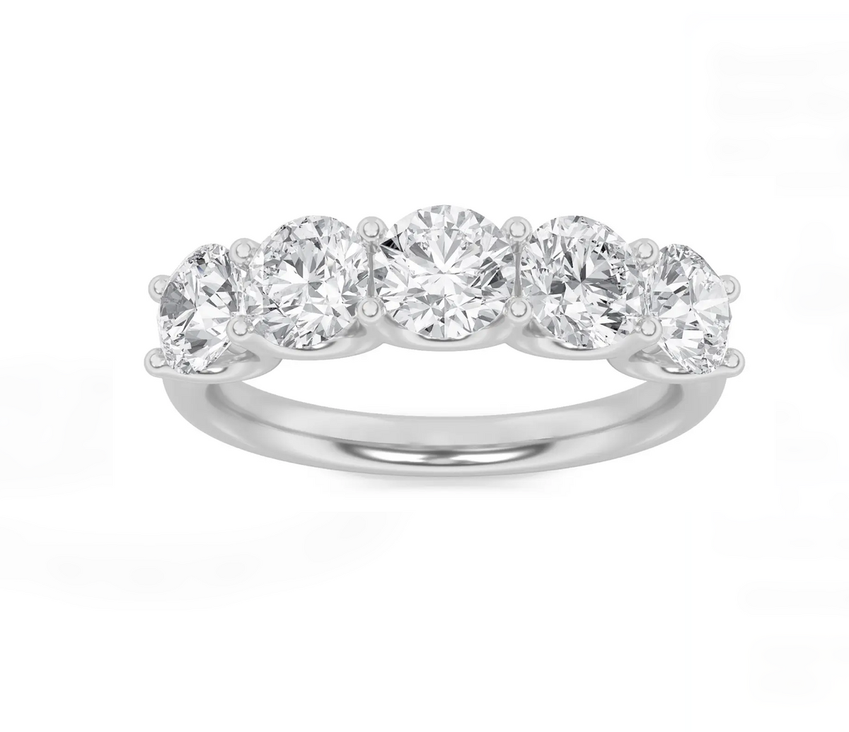 LW Round Semi-Eternity Ring