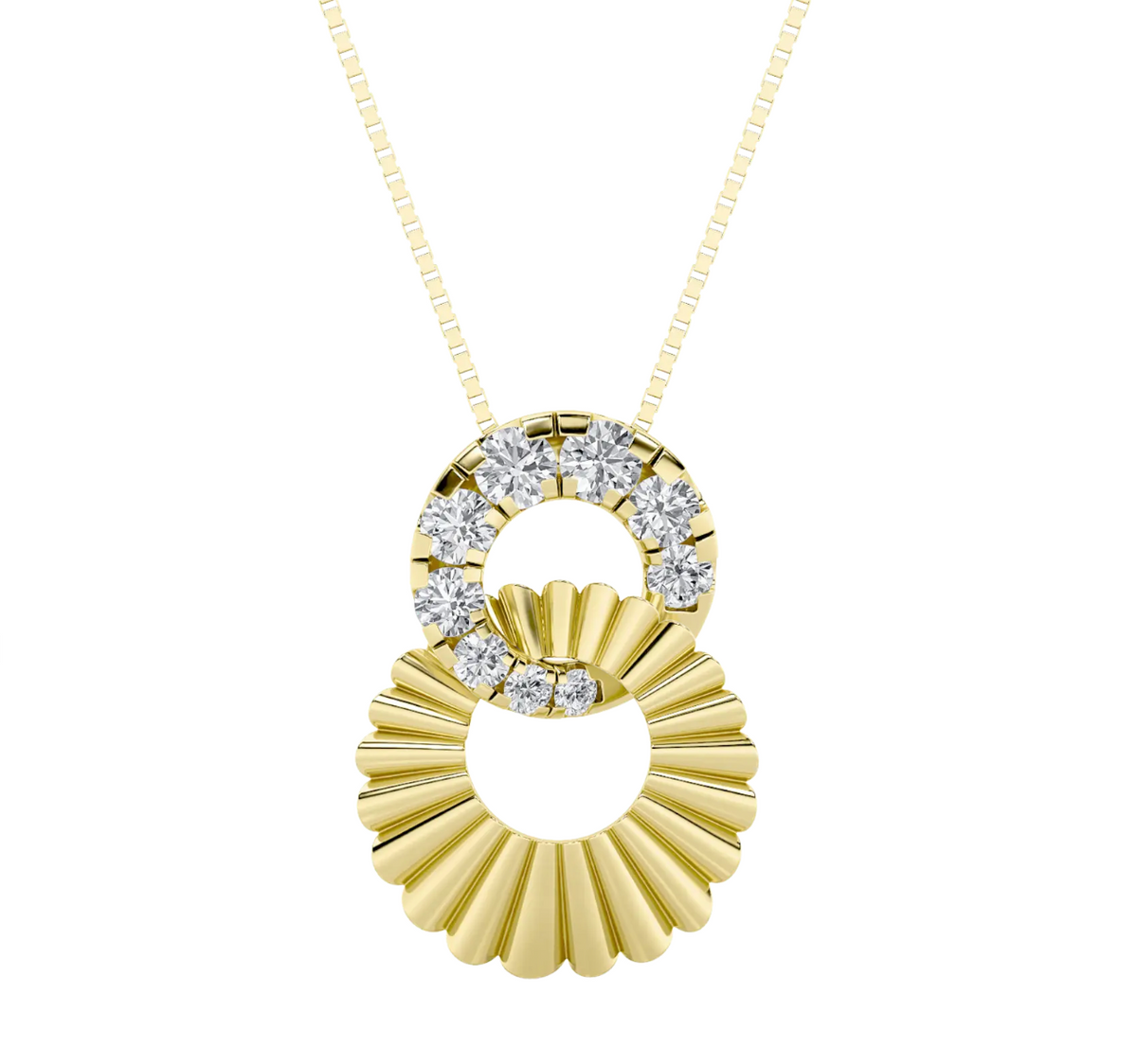 Interlocking Round Necklace