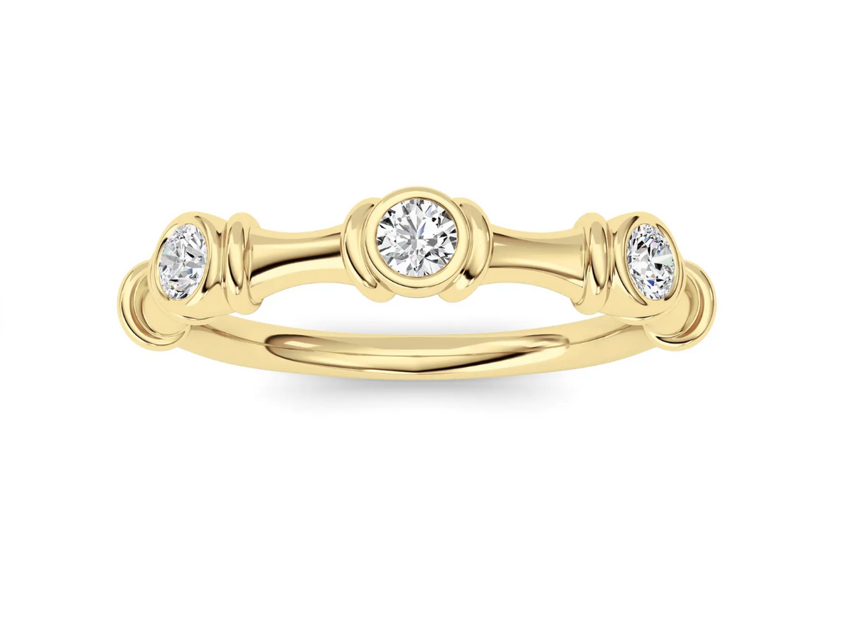 Gold Bamboo RIng