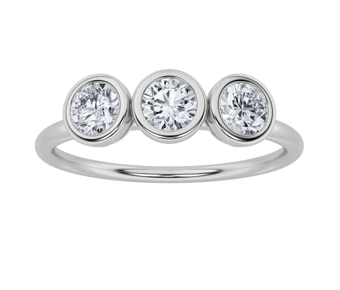 LW Stackable Round Trio Ring