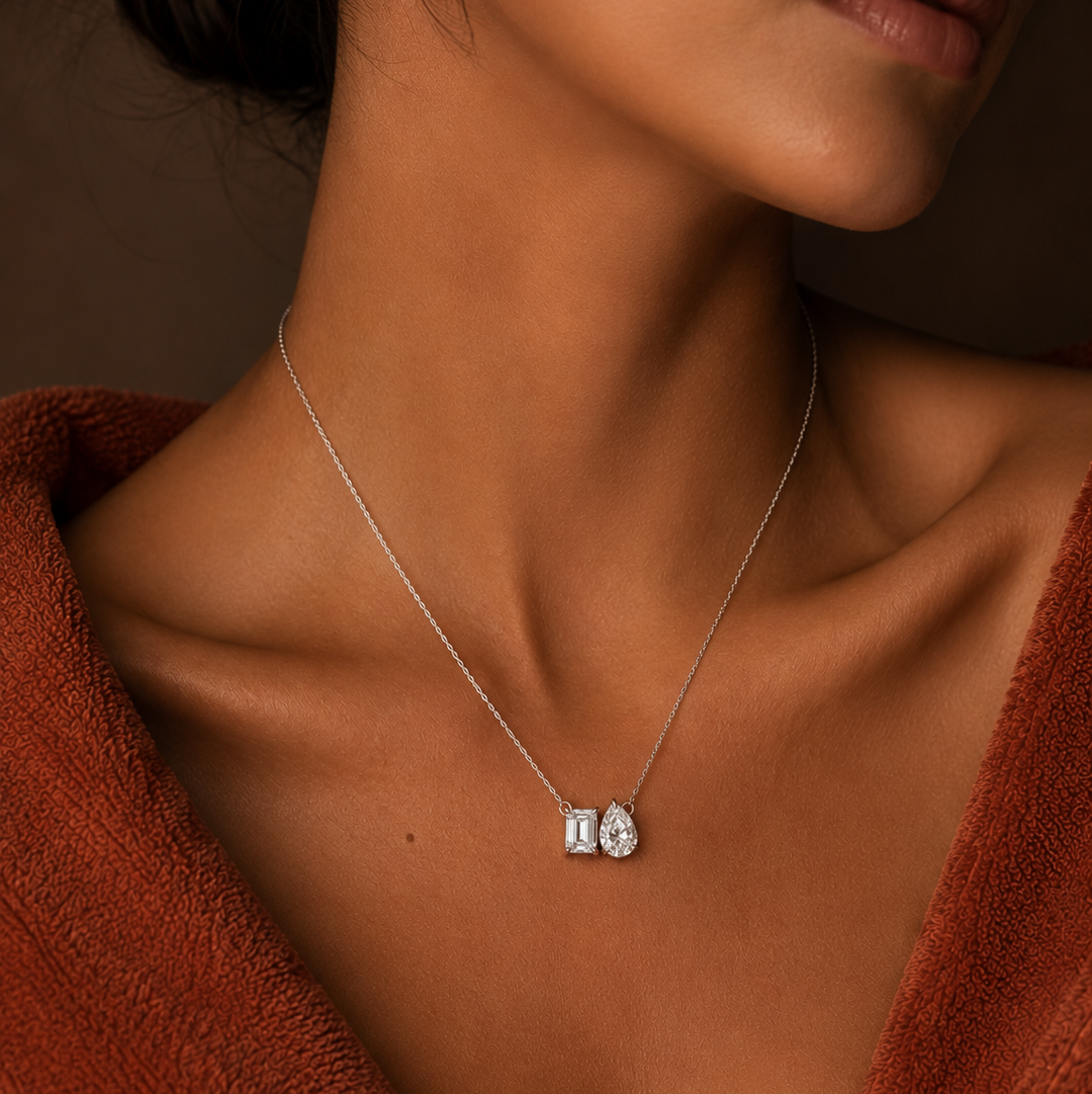 Toi Et Moi Necklce